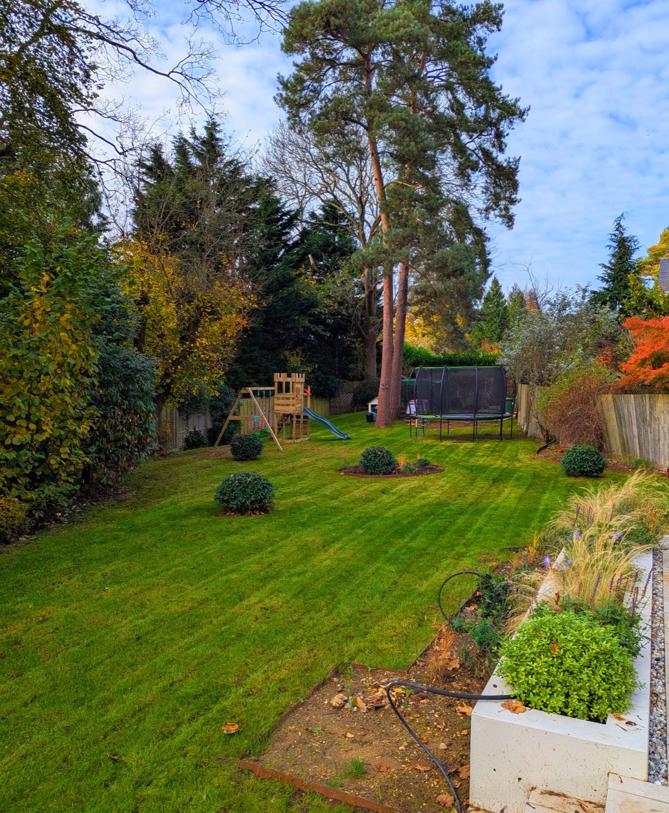 A family garden kept in order